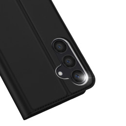 Dux Ducis Skin Pro dėklas Samsung S24 su atvartu - juodas