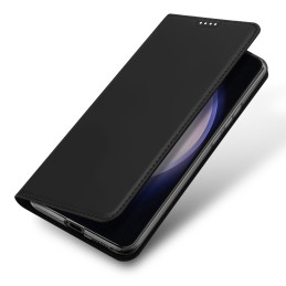 Dux Ducis Skin Pro dėklas Samsung S24 su atvartu - juodas