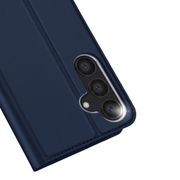 Dux Ducis Skin Pro dėklas Samsung S24 su atvartu - mėlynas