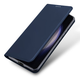 Dux Ducis Skin Pro dėklas Samsung S24 su atvartu - mėlynas