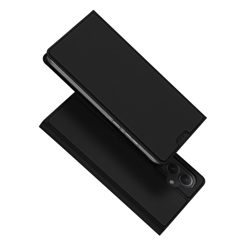 Dux Ducis Skin Pro dėklas Samsung S24+ su atvartu - juodas