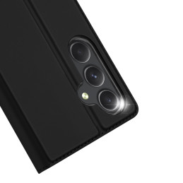 Dux Ducis Skin Pro dėklas Samsung S24+ su atvartu - juodas