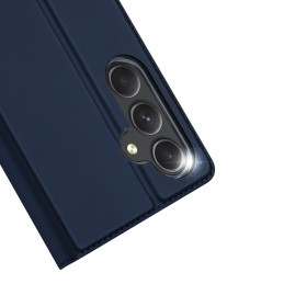 Dux Ducis Skin Pro dėklas Samsung S24+ su atvartu - mėlynas