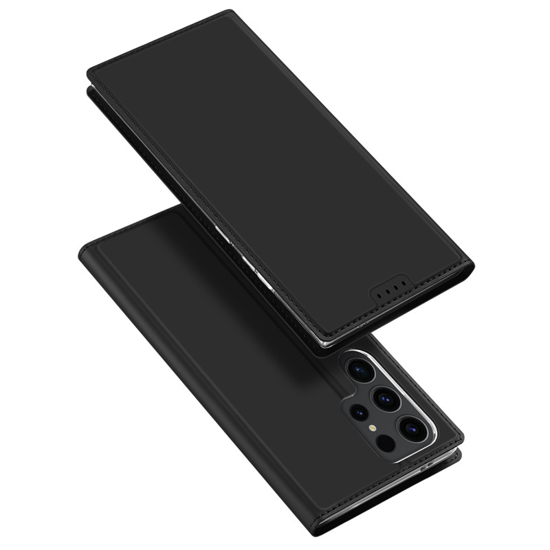 Dux Ducis Skin Pro dėklas Samsung S24 Ultra su atvartu - juodas