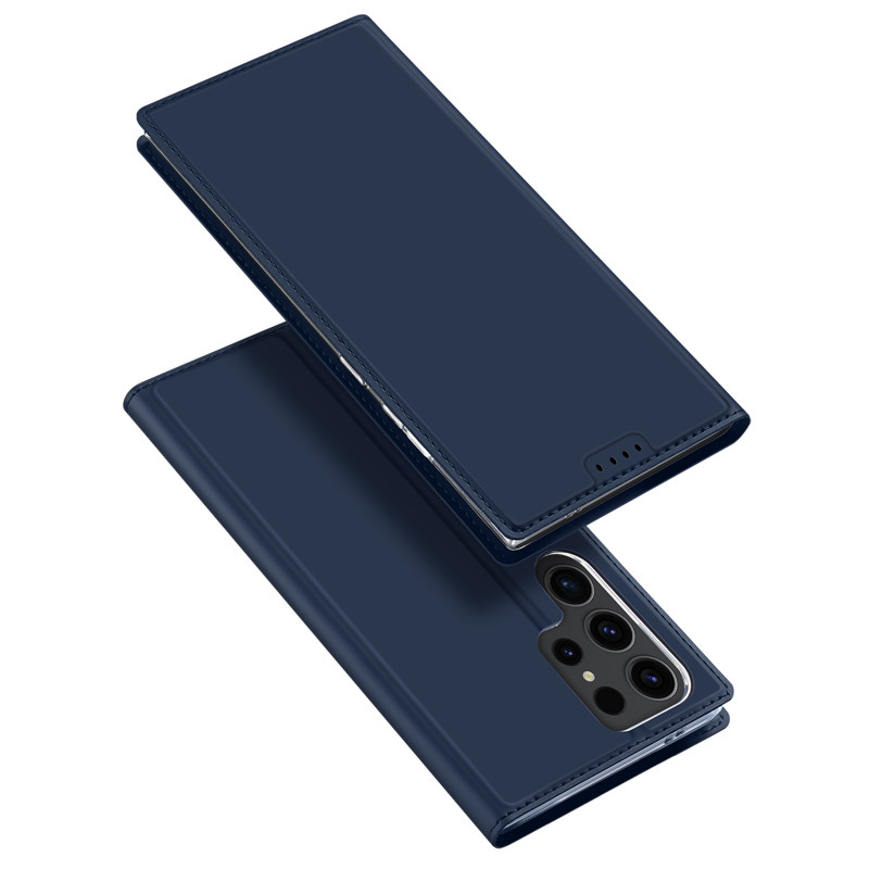 Dux Ducis Skin Pro dėklas Samsung S24 Ultra su atvartu - mėlynas