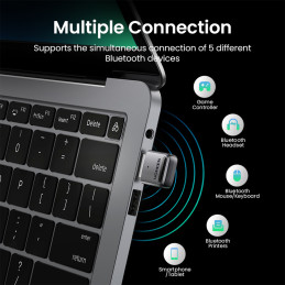 Ugreen CM390 5.0 USB Bluetooth adapteris - juodas