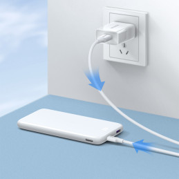 Ugreen US289 60141 micro USB / USB-A laidas 1m - baltas
