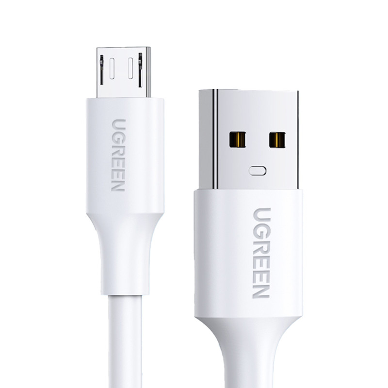 Ugreen US289 60143 micro USB / USB-A laidas 2m - baltas