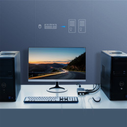 Ugreen 30357 KVM jungiklis - juodas