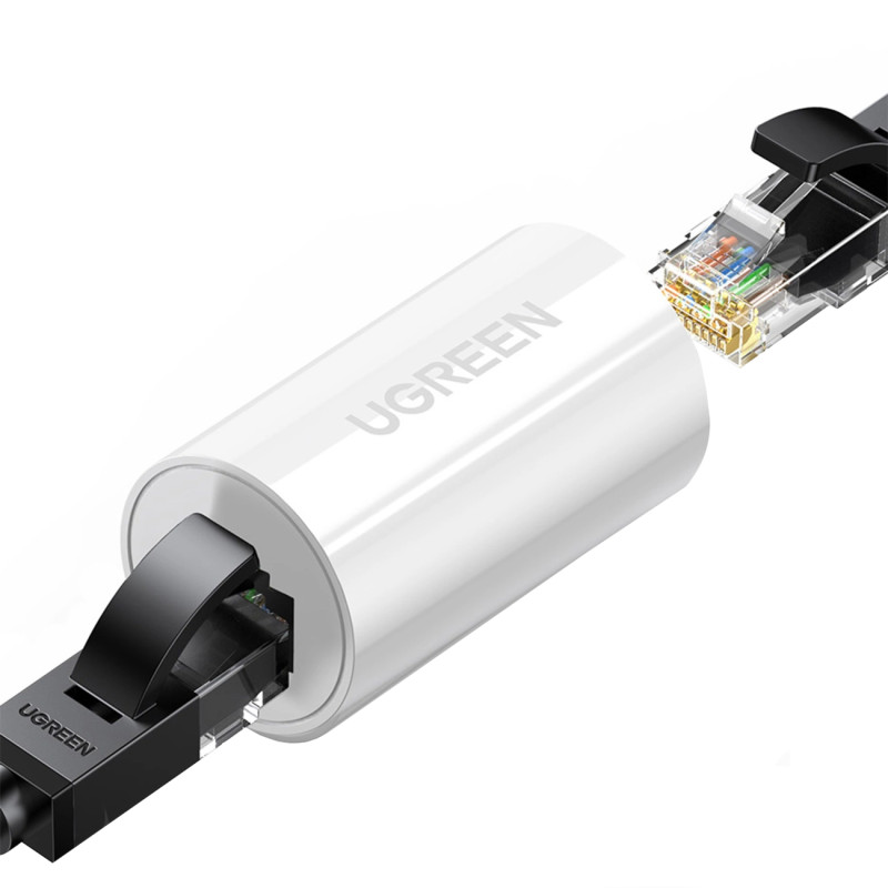 NW116 jungtis RJ45 kat. vytos poros tinklo kabeliams. 5e/ 6 iki 100m 1Gb/ s - balta