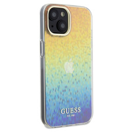 Guess IML Faceted Mirror Disco Iridescent dėklas, skirtas iPhone 14 / 15 / 13 - daugiaspalvis