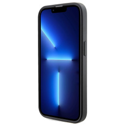 Guess 4G Printed Stripes MagSafe dėklas iPhone 15 Pro - juodas