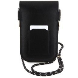 Hello Kitty Leather Hiding Kitty Cord krepšys - juodas