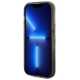 Karl Lagerfeld Liquid Glitter Choupette dėklas iPhone 14 Pro - skaidrus