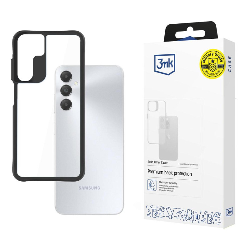 3mk Satin Armor Case+ dėklas, skirtas Samsung Galaxy A05s - skaidrus