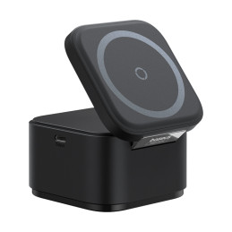 Baseus BS-W531 MagSafe / Qi USB-C 20W belaidis įkroviklis - juodas