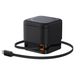 Baseus BS-W531 MagSafe / Qi USB-C 20W belaidis įkroviklis - juodas