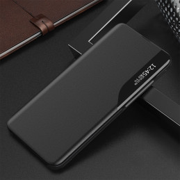 Eco Leather View Dėklas Samsung A05s su atvartu - juodas