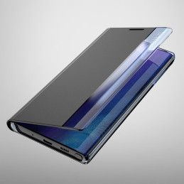 Naujas Sleep View dėklas, skirtas Xiaomi POCO C65 / Redmi 13C su atvartu - juodas