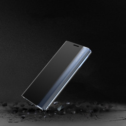 Naujas Sleep View dėklas, skirtas Xiaomi POCO C65 / Redmi 13C su atvartu - juodas
