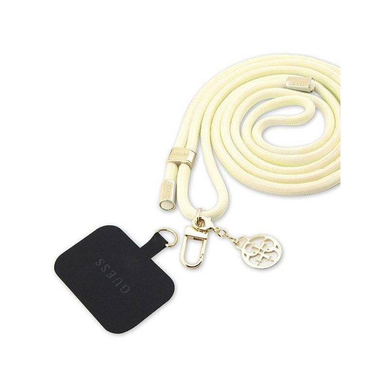 Guess CBDY Cord telefono dirželis - smėlio spalvos