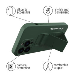 „Wozinsky Kickstand Case“ silikoninis dėklas su stovo dangteliu, skirtas „Xiaomi Redmi 10X 4G“ / „Xiaomi Redmi Note 9“ š...