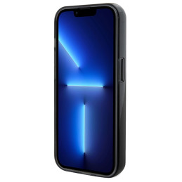 Karl Lagerfeld žiedinis stovas Karl&Choupette MagSafe dėklas skirtas iPhone 14 Pro Max - juodas