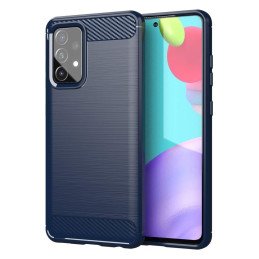 Carbon Case lankstus dangtelis, skirtas Samsung Galaxy A72 4G mėlynas