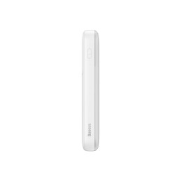 „Baseus Comet“ serijos maitinimo blokas su ekranu 10 000 mAh 22,5 W - baltas + USB-A - USB-C laidas
