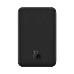 Baseus Magnetic Mini 20000 mAh 20W Powerbank - juodas + USB-C / USB-C laidas