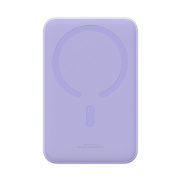 Baseus Magnetic Mini 20000 mAh 20W Powerbank – violetinė + USB-C / USB-C laidas