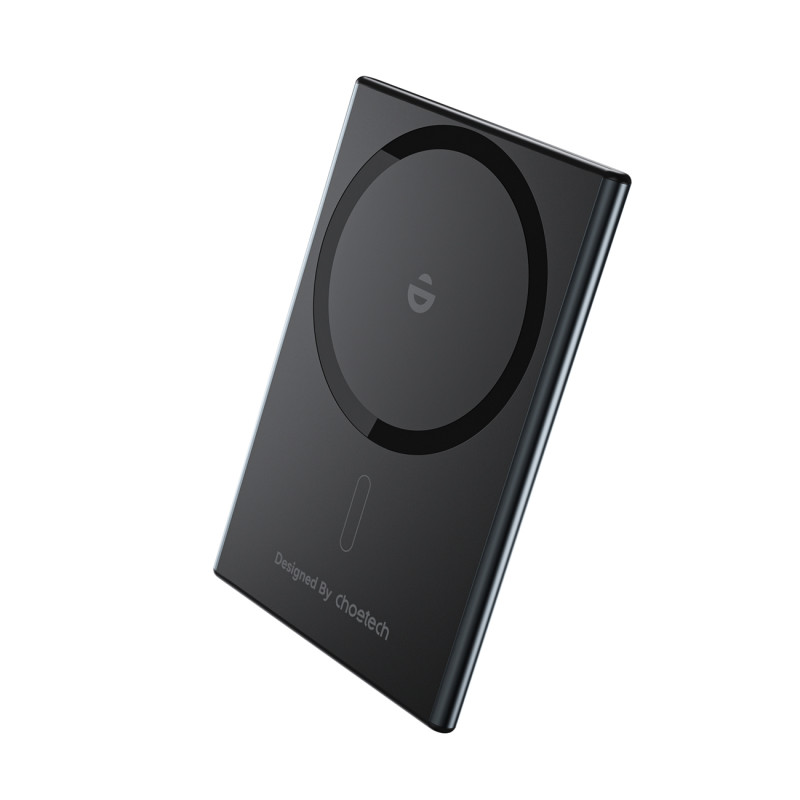 Choetech SuperThin B708 2000 mAh indukcinis maitinimo blokas 5W MagSafe / Qi - juodas