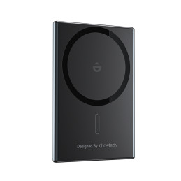 Choetech SuperThin B708 2000 mAh indukcinis maitinimo blokas 5W MagSafe / Qi - juodas