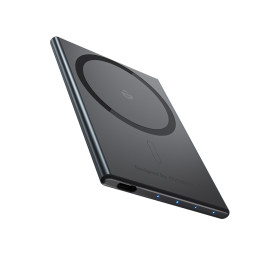 Choetech SuperThin B708 2000 mAh indukcinis maitinimo blokas 5W MagSafe / Qi - juodas