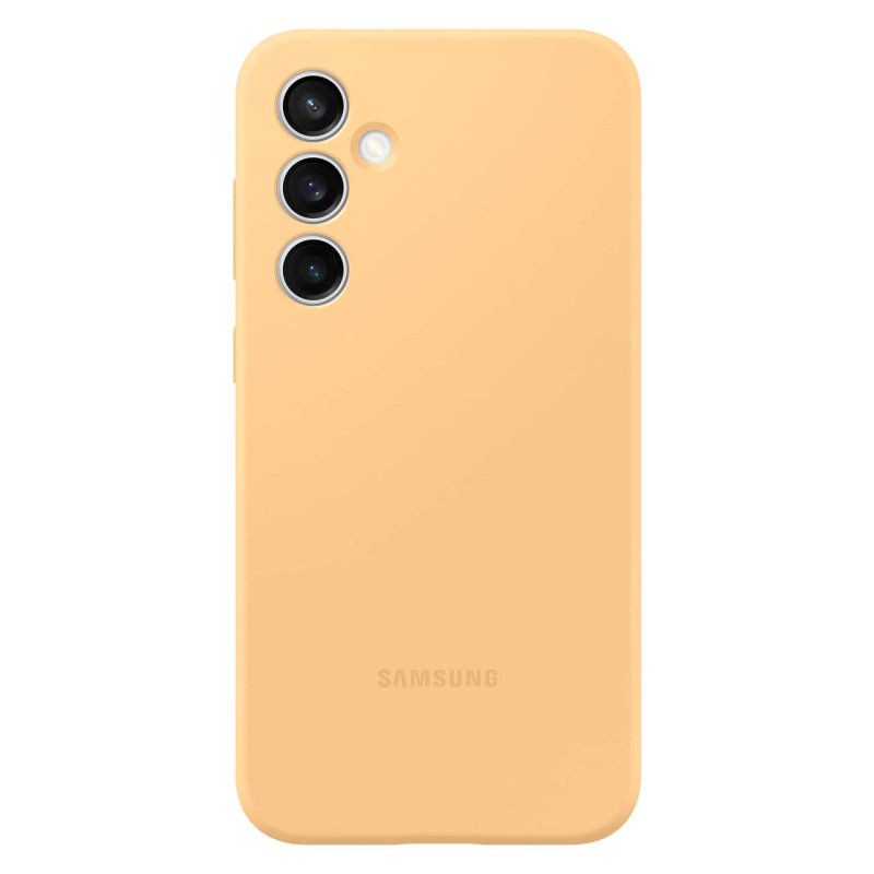 Samsung silikoninis dėklas EF-PS711TOEGWW, skirtas Samsung Galaxy S23 FE - persikas