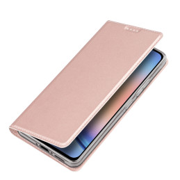 Dux Ducis Skin Pro dėklas Samsung A35 5G su atvartu - rožinis