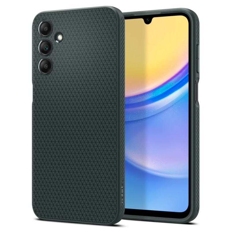 Spigen Liquid Air dėklas, skirtas Samsung Galaxy A15 4G / 5G - tamsiai žalias