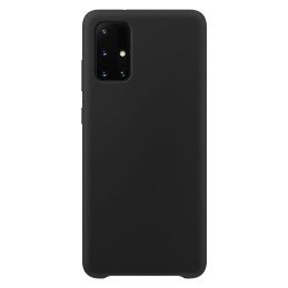 Silicone Case lankstus silikoninis dėklo dangtelis, skirtas Samsung Galaxy A72 4G juodas