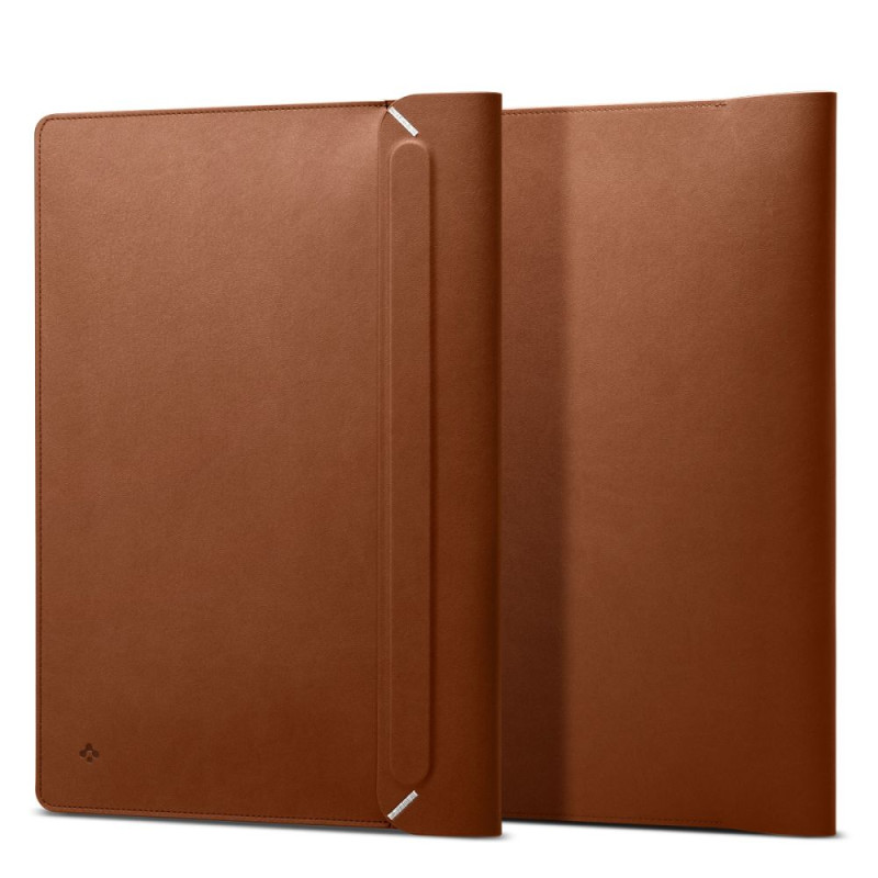 Spigen Valentinus dėklas 15-16" nešiojamam kompiuteriui - rudas