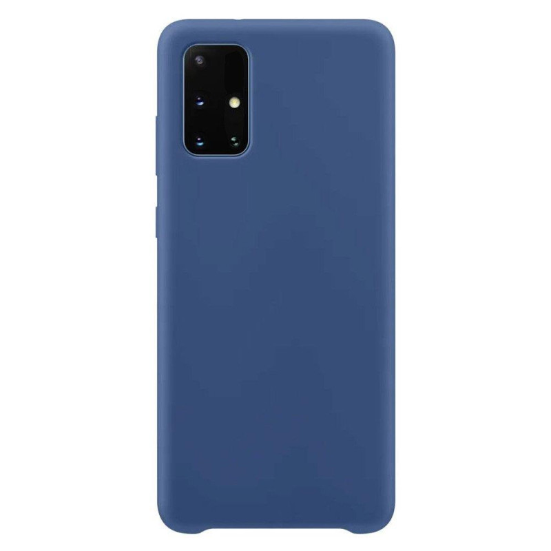 Silicone Case lankstus silikoninis dėklo dangtelis, skirtas Samsung Galaxy A72 4G tamsiai mėlynas