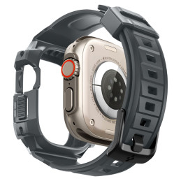 „Spigen Rugged Armor Pro“ dėklas, skirtas „Apple Watch Ultra 1/ 2“ (49 mm) – tamsiai pilkas