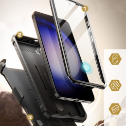 Unicorn Beetle Pro Supcase dėklas Samsung Galaxy S24 - juodas