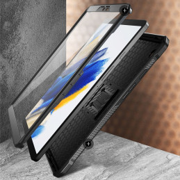 Unicorn Beetle Pro Supcase dėklas, skirtas Samsung Galaxy Tab A9 8.7 X110 / X115 – juodas