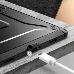 Supcase Unicorn Beetle Pro dėklas, skirtas Samsung Galaxy Tab A9+ 11.0 X210 / X215 / X216 - juodas