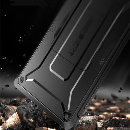 Supcase Unicorn Beetle Pro dėklas, skirtas Samsung Galaxy Tab A9+ 11.0 X210 / X215 / X216 - juodas