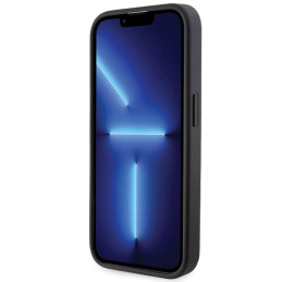 BMW Grip Hot Stamp dėklas iPhone 15 Pro - juodas