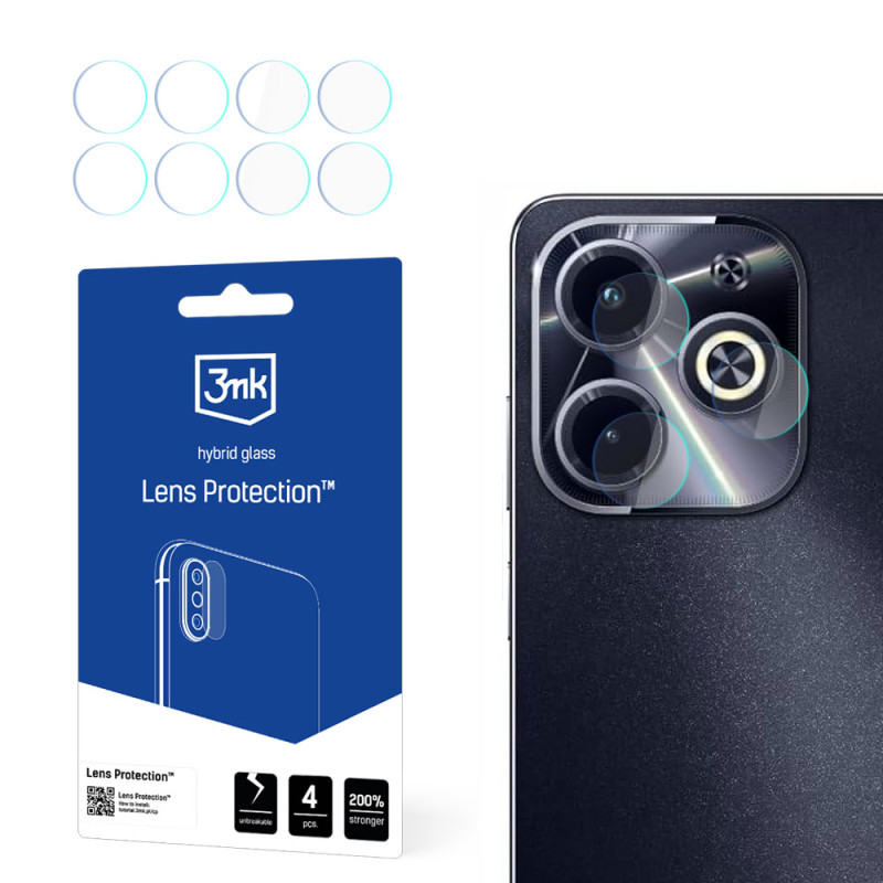 3mk Lens Protection™ fotoaparato dangtelis, skirtas Infinix Hot 40i