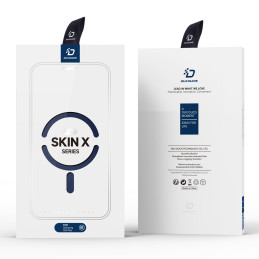 Dux Ducis Skin X Pro dėklas, skirtas Samsung Galaxy S24+ su MagSafe, atvartu ir stovu - mėlynas