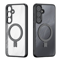 Dux Ducis Aimo Mag dėklas su MagSafe ir stovu Samsung Galaxy S24 - juodas