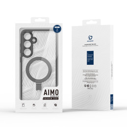Dux Ducis Aimo Mag dėklas su MagSafe ir stovu Samsung Galaxy S24 - juodas